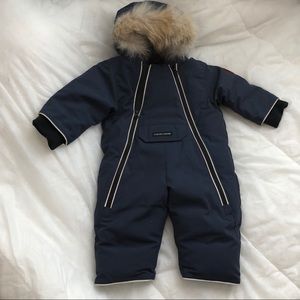 Canada Goose Infant snow suit 3-6 months